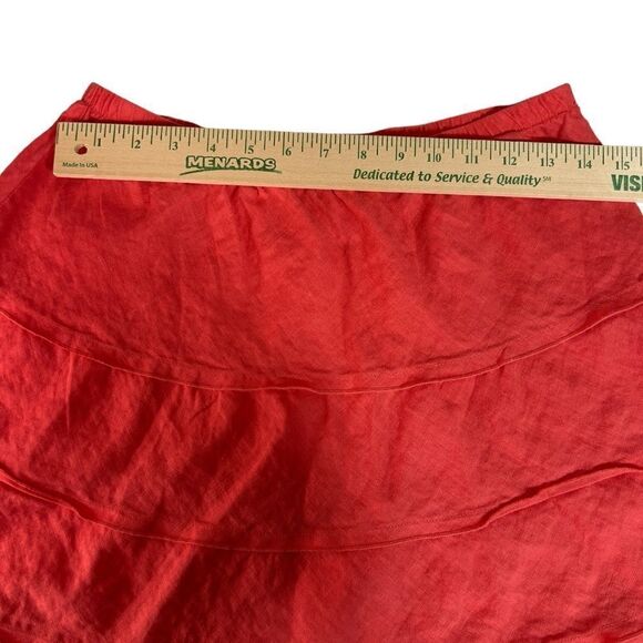 Soft Surroundings 100% Linen Summer Fun Skirt p/s size - Picture 13 of 15